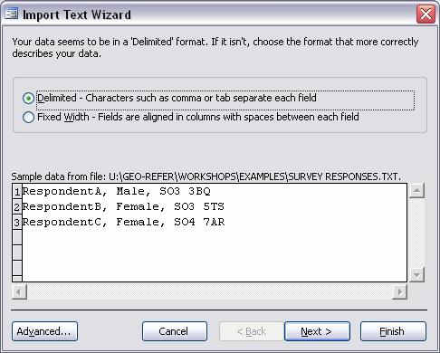 Use the File > Get External Data > Import command to import an Excel sphreadsheet into Access 