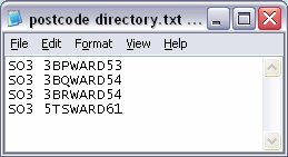 1. SO3 3BPWARD53; 2. SO3 3BPWARD53; 3. SO3 3BRWARD54; 4. SO3 5TSWARD61; etc.