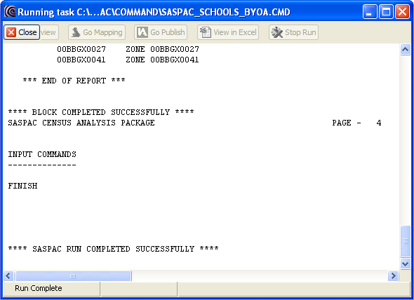 Converting user-defined variables in CSV to a system file in SASPAC