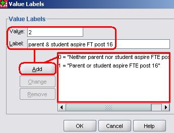 SPSS screen shot