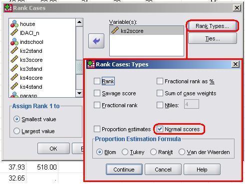 How to normalize a variable on SPSS