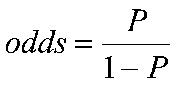 Odds formula